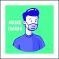 Preview: Corona Schilder Maske tragen